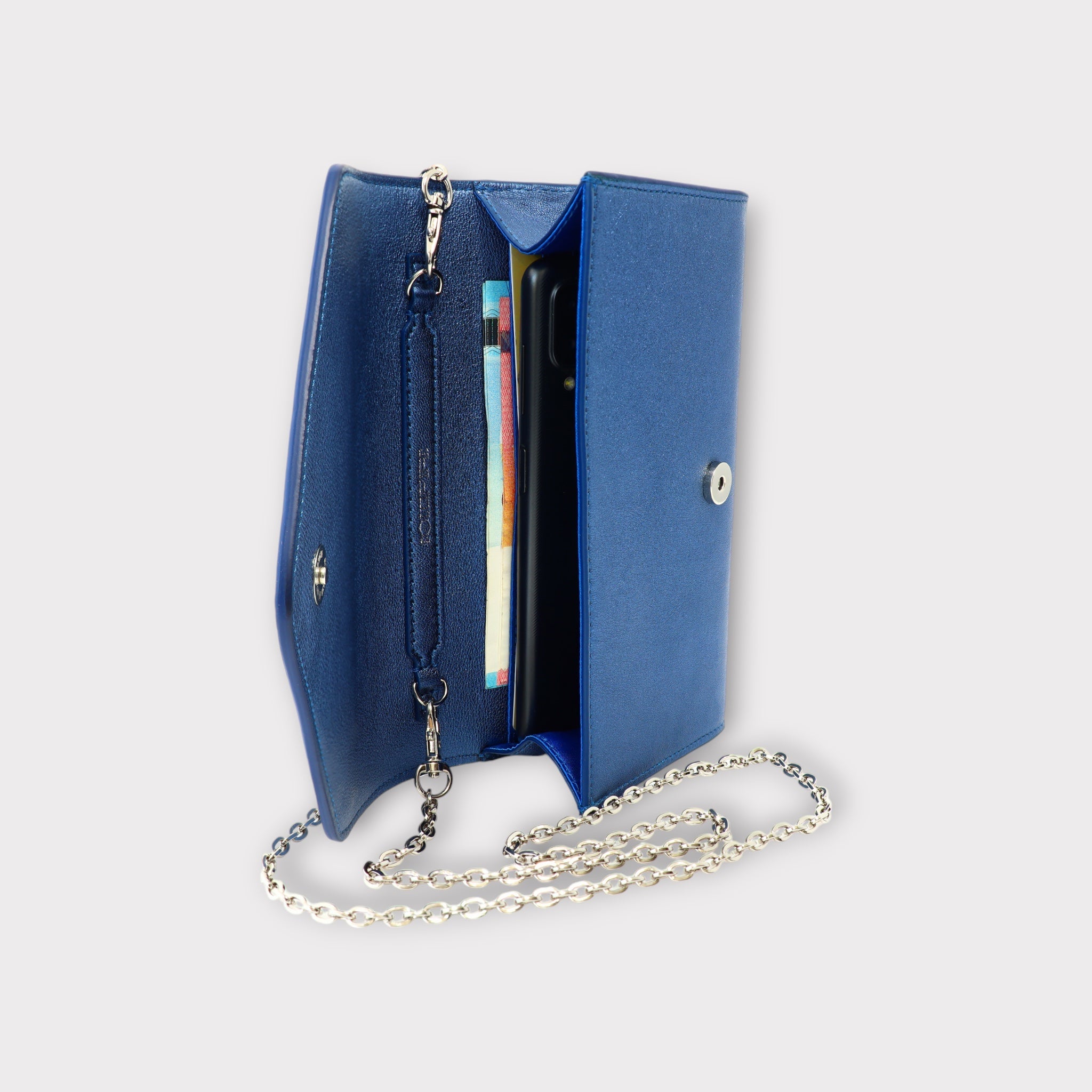 Set of Small Women's Bag and Leather Belt 35mm - Midnight Blue | COLDFIRE - COLDFIRE