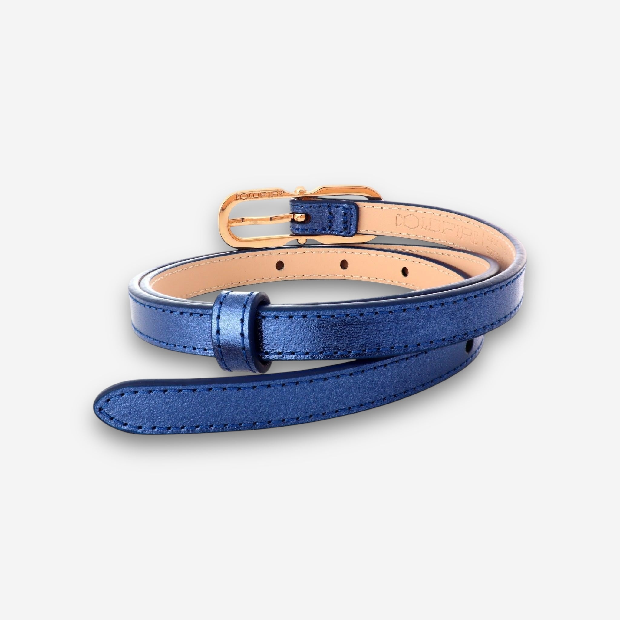 Solstice Gold - Midnight Blue-women's belt-COLDFIRE