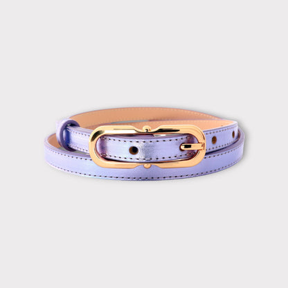 Women's belt - genuine leather - 12 mm - Sirio Purple | COLDFIRE - COLDFIRE