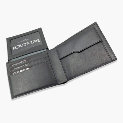 Carbon Fiber Wallet with Coin Pocket and ID - COLDFIRE