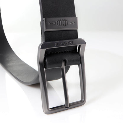 COLDFIRE Casual Men's Leather Belt | Heavy Duty EDC Belt | Black - COLDFIRE