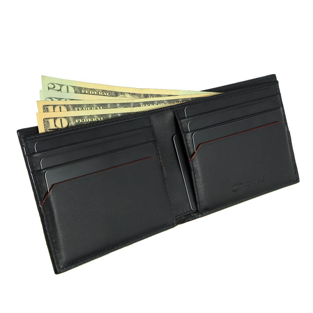 SNAKE EYE - Slim Bifold Wallet 6cc - Black - COLDFIRE