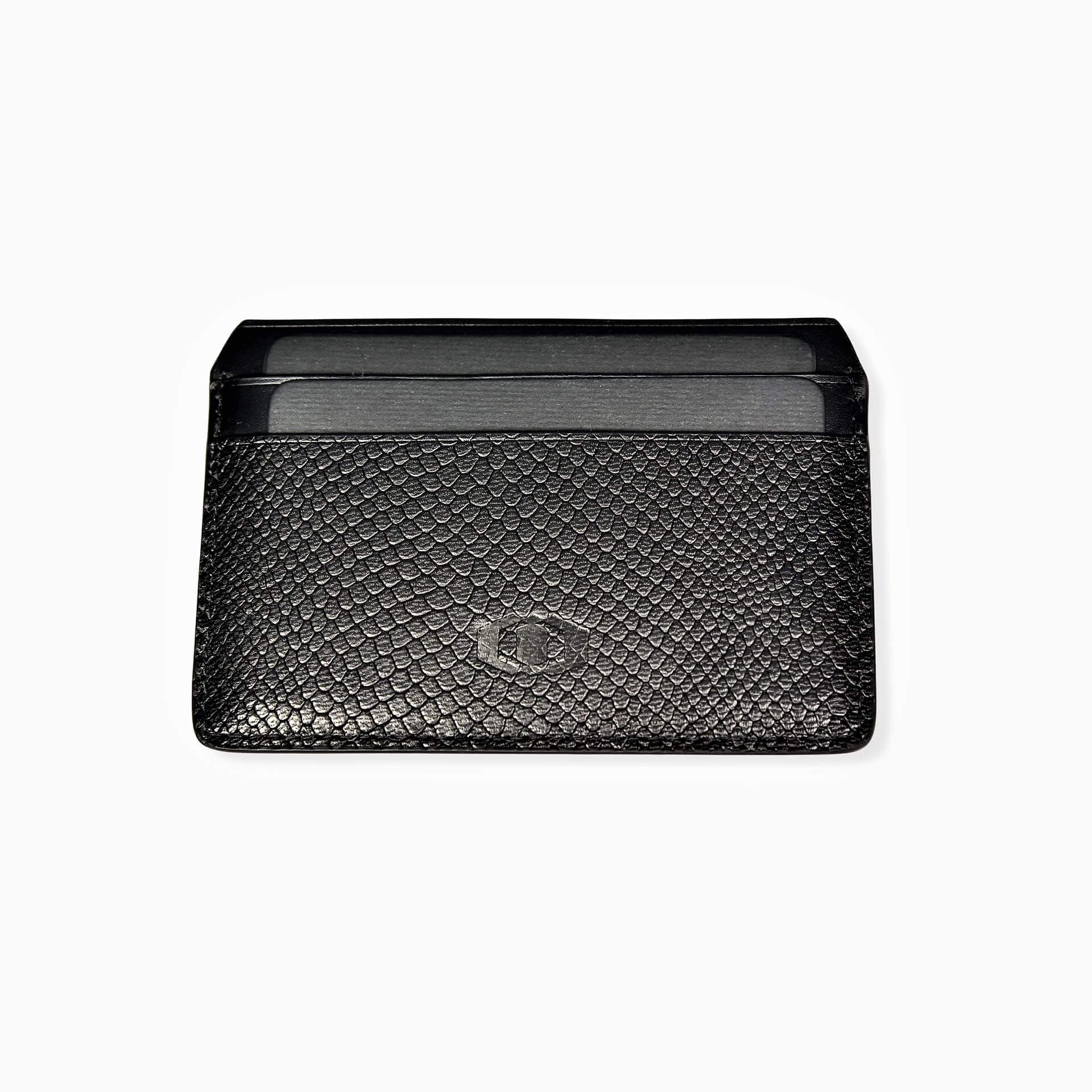 SNAKE EYE - Slim Leather Card Holder - COLDFIRE