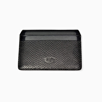 SNAKE EYE - Slim Leather Card Holder - COLDFIRE